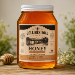 40 oz honey in glass jar